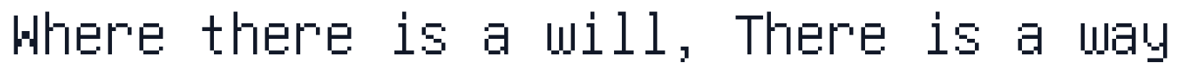 Unifont 字形样张