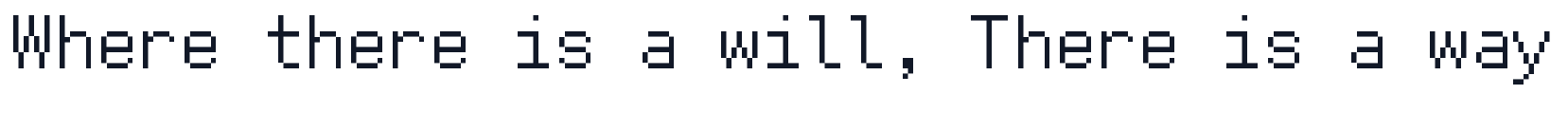 方舟像素字体-16px-等宽 字形样张