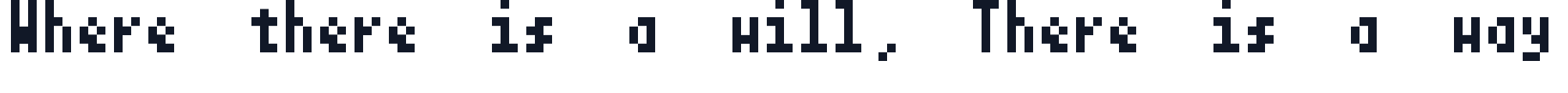 GuanZhi 8px 字形样张