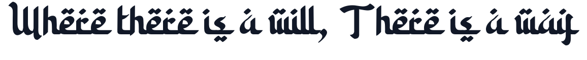 Kahlil-Free 字形样张