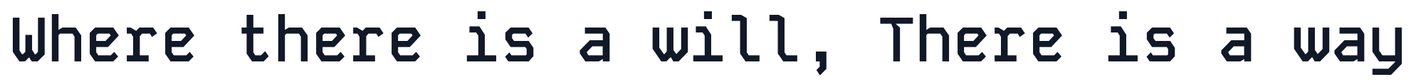 KodeMono-SemiBold 字形样张