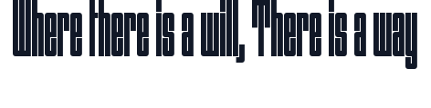 Outward-block 字形样张