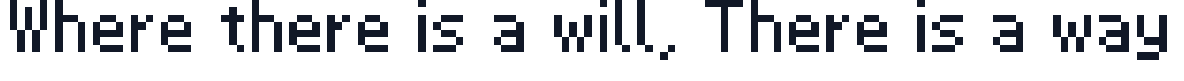 QuanPixel 8px 字形样张