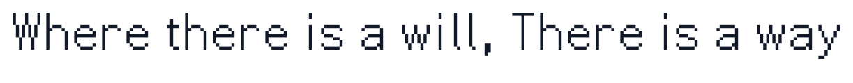 Terrarum Sans Bitmap 字形样张